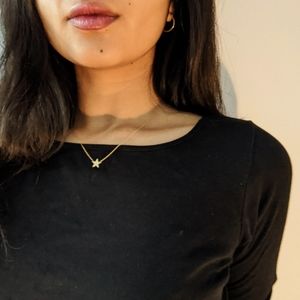 Solid 14K Gold Mejuri Star Necklace